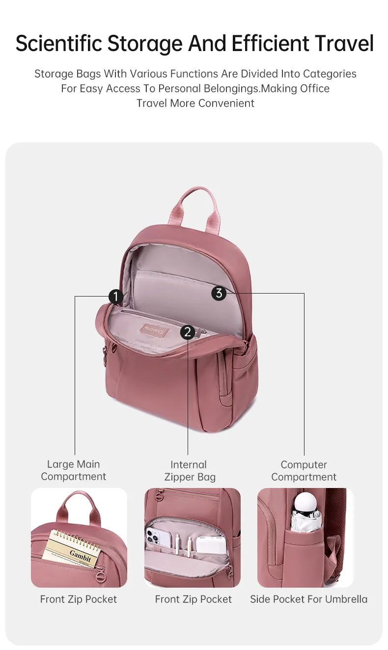 Chantria i-Rave Women Laptop Bacpack Business Travel Multi Compartment Easy Carry Trend (14'')