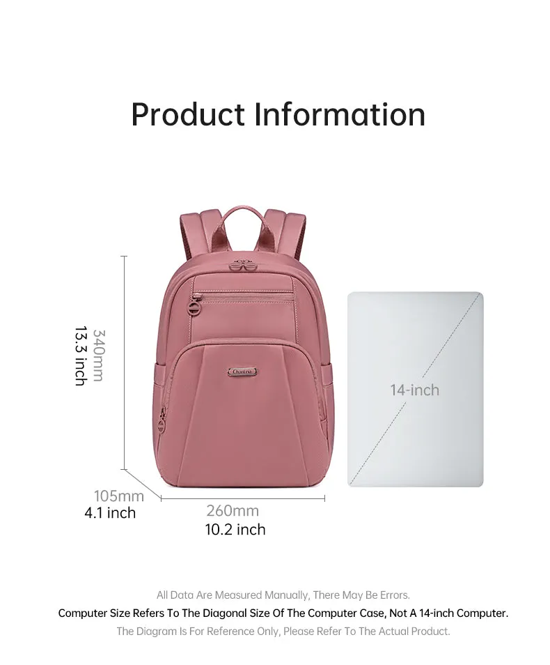 Chantria i-Rave Women Laptop Bacpack Business Travel Multi Compartment Easy Carry Trend (14'')