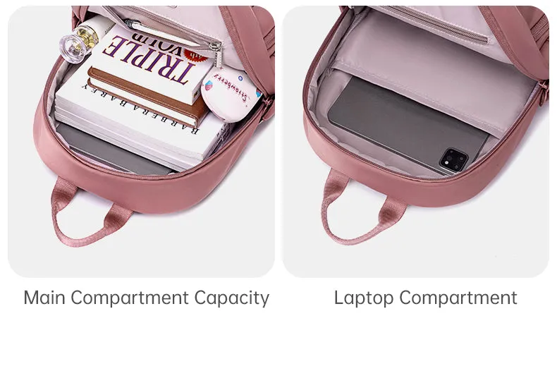 Chantria i-Rave Women Laptop Bacpack Business Travel Multi Compartment Easy Carry Trend (14'')