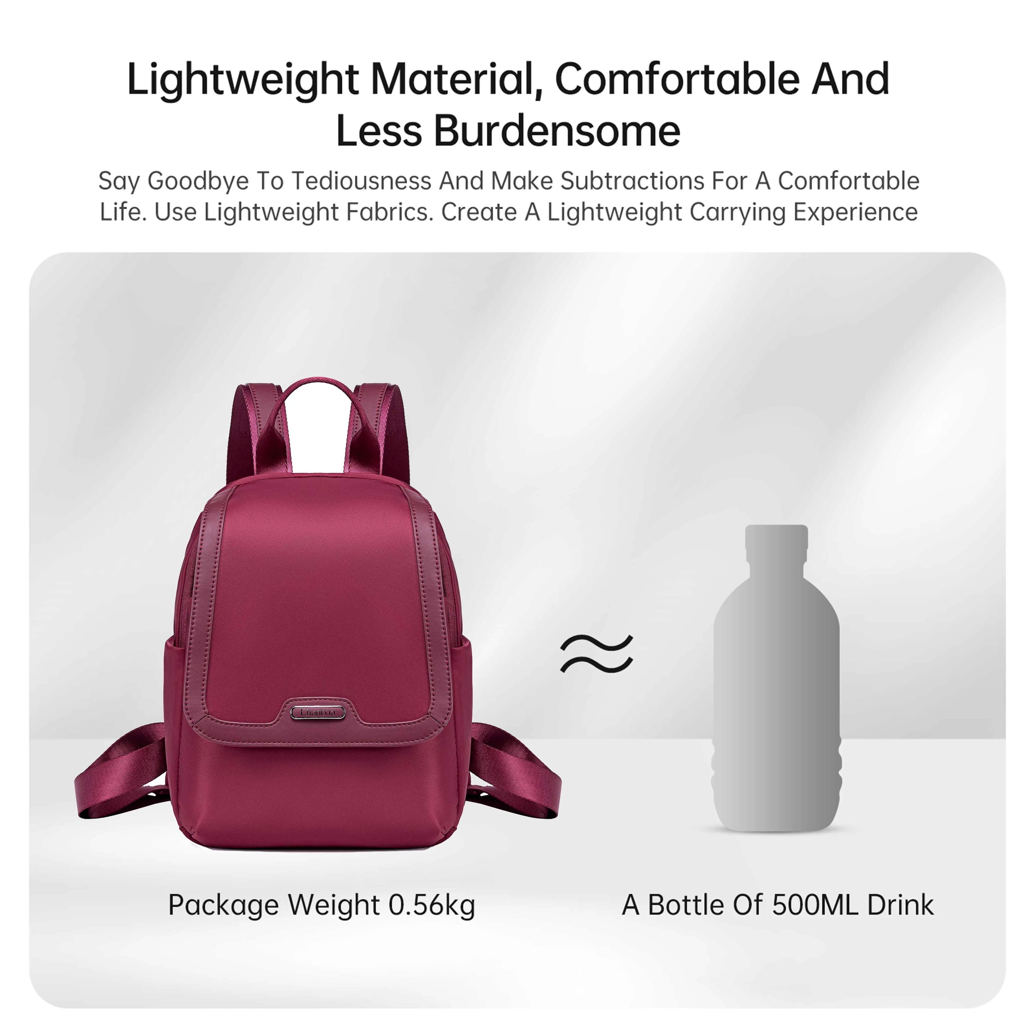Chantria Premium Casual Backpack Water Resistant Multifunctional Anti-Theft Women Daypack with independent Laptop Compartment, CB00621