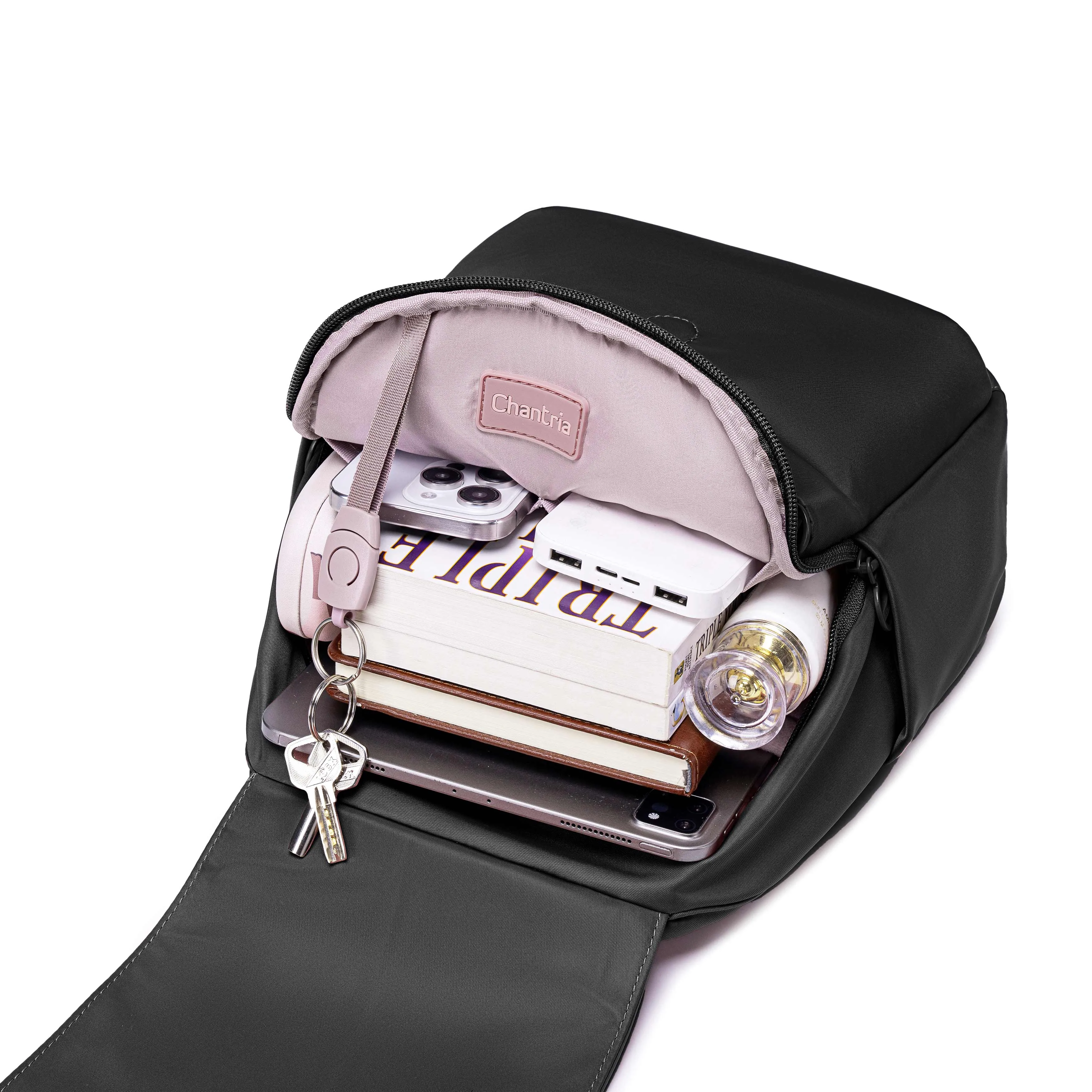 Chantria Premium Casual Backpack Water Resistant Multifunctional Anti-Theft Women Daypack with independent Laptop Compartment, CB00621