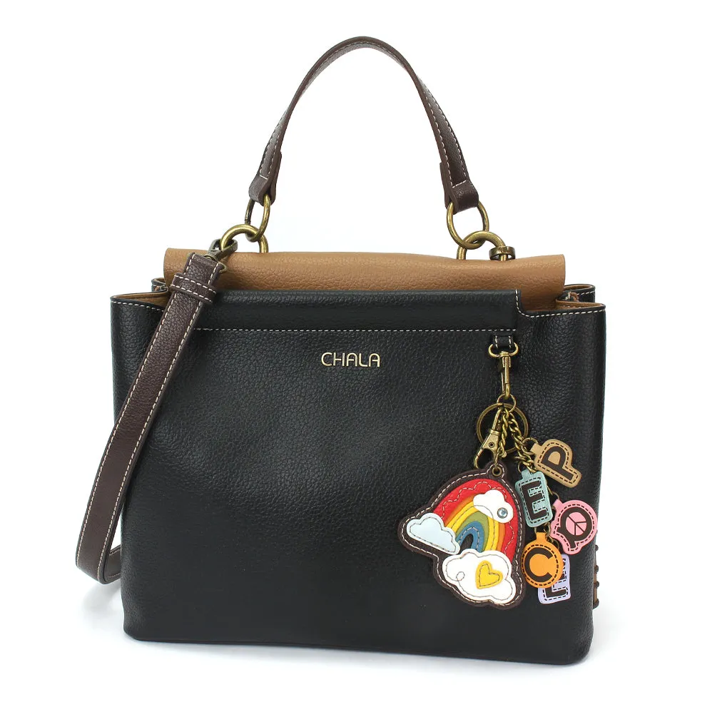 Charming Satchel - Charming Charms Rainbow PEACE