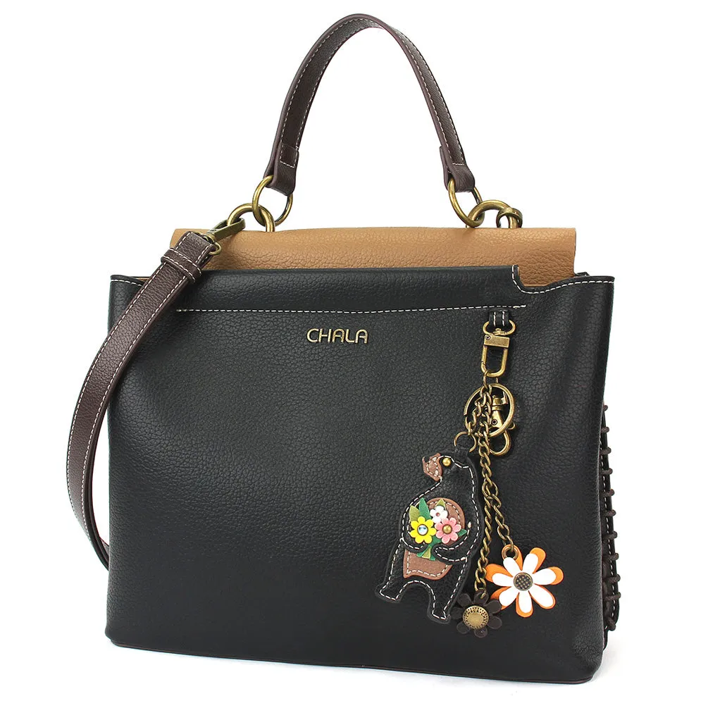 Charming Satchel - Mini Keychain Bear