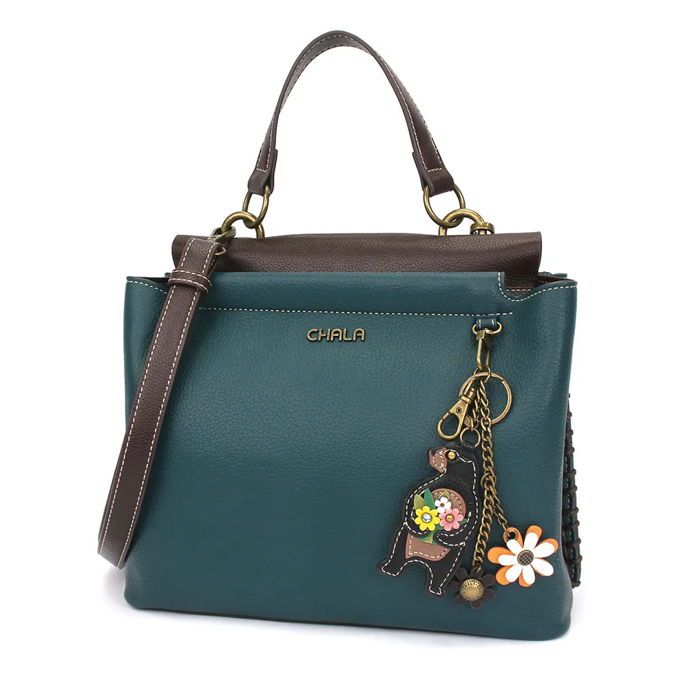 Charming Satchel - Mini Keychain Bear