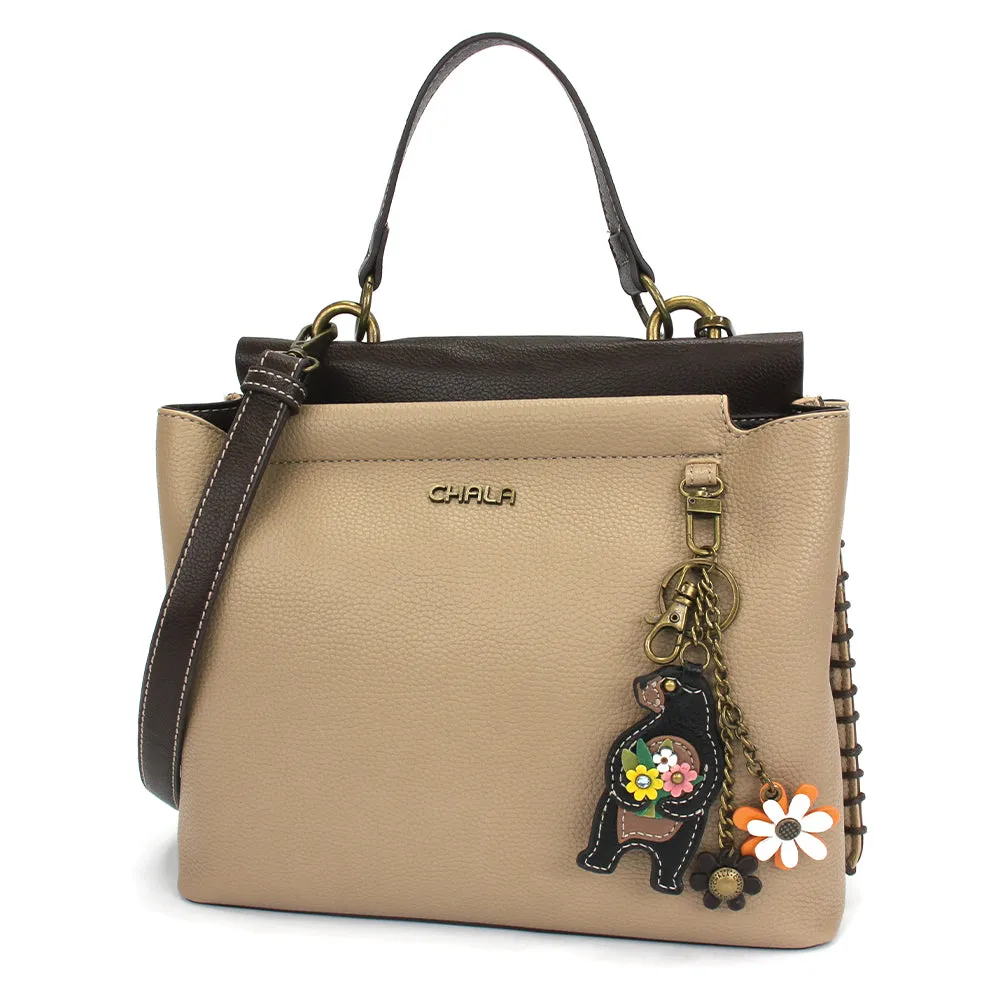 Charming Satchel - Mini Keychain Bear