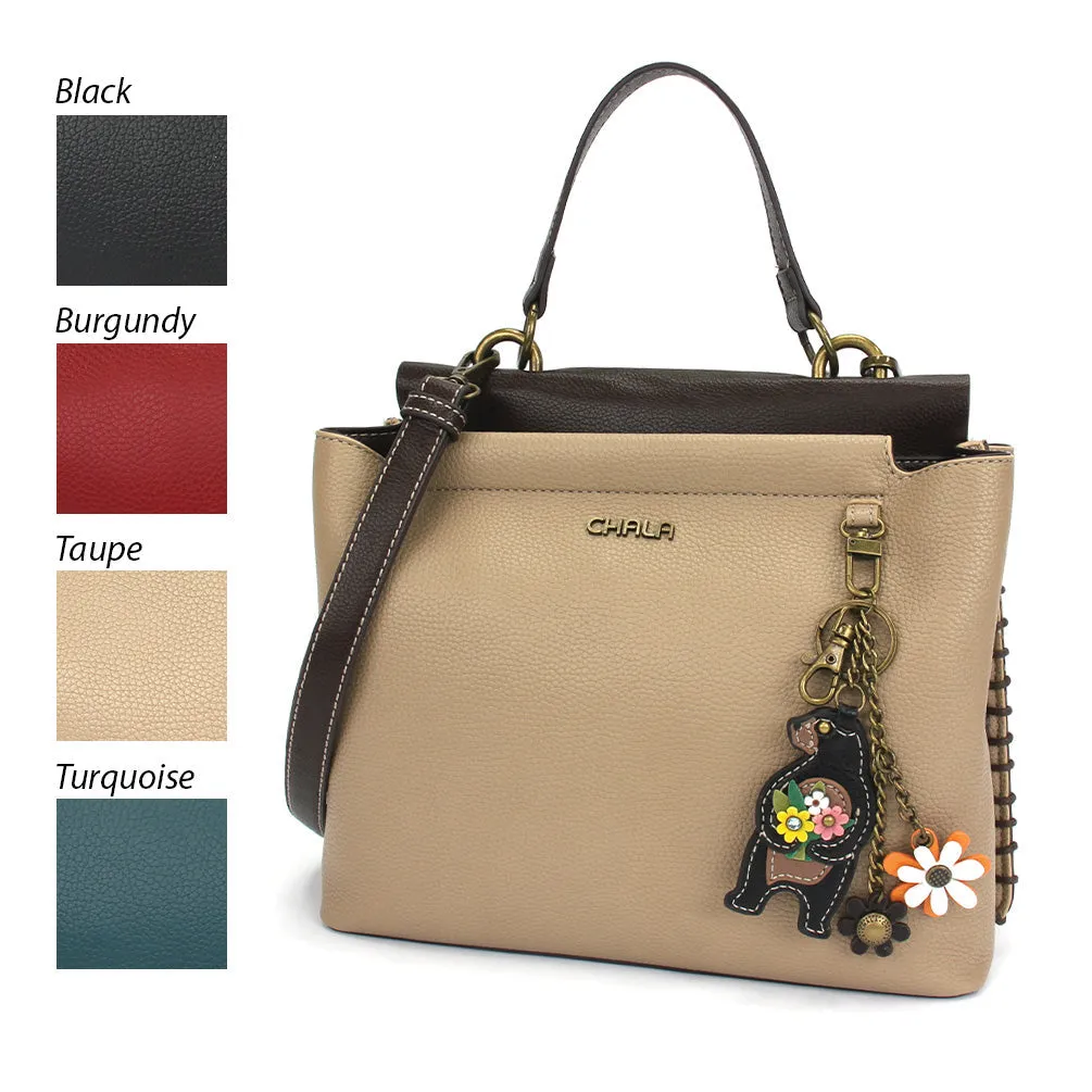 Charming Satchel - Mini Keychain Bear