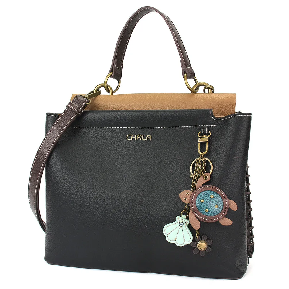 Charming Satchel - Mini Keychain Turtle