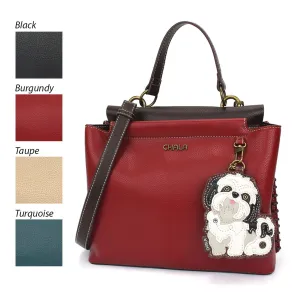 Charming Satchel - Shih Tzu White