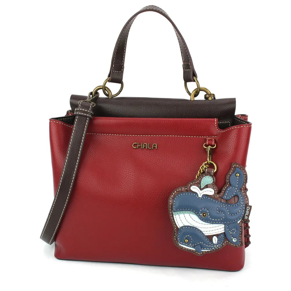 Charming Satchel - Whale Family