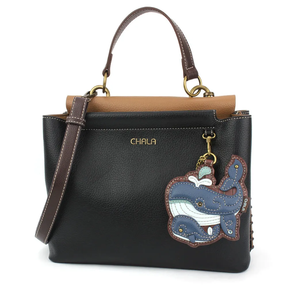 Charming Satchel - Whale Family