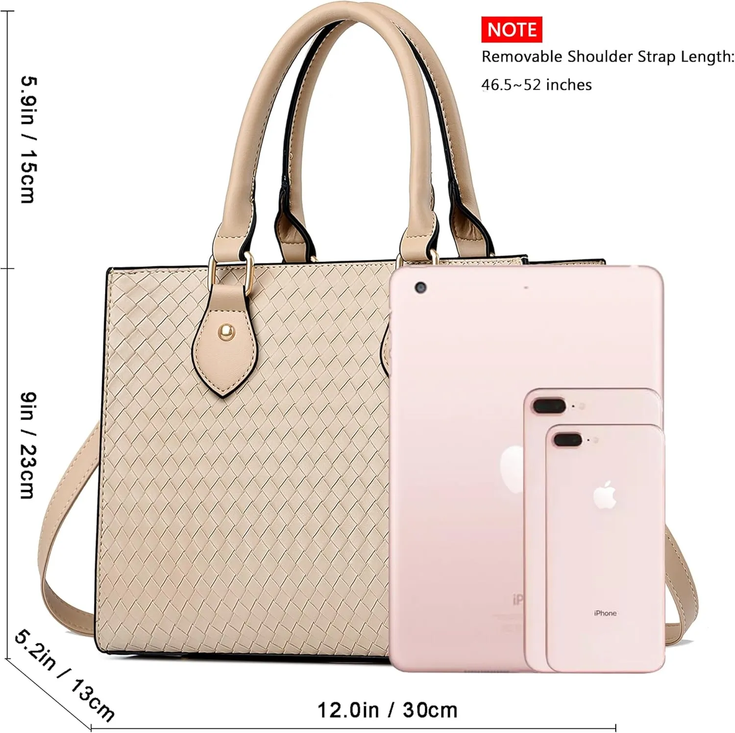 CHICAROUSAL Crossbody Purses and Handbags for Women PU Leather Tote Top Handle Satchel Shoulder Bags