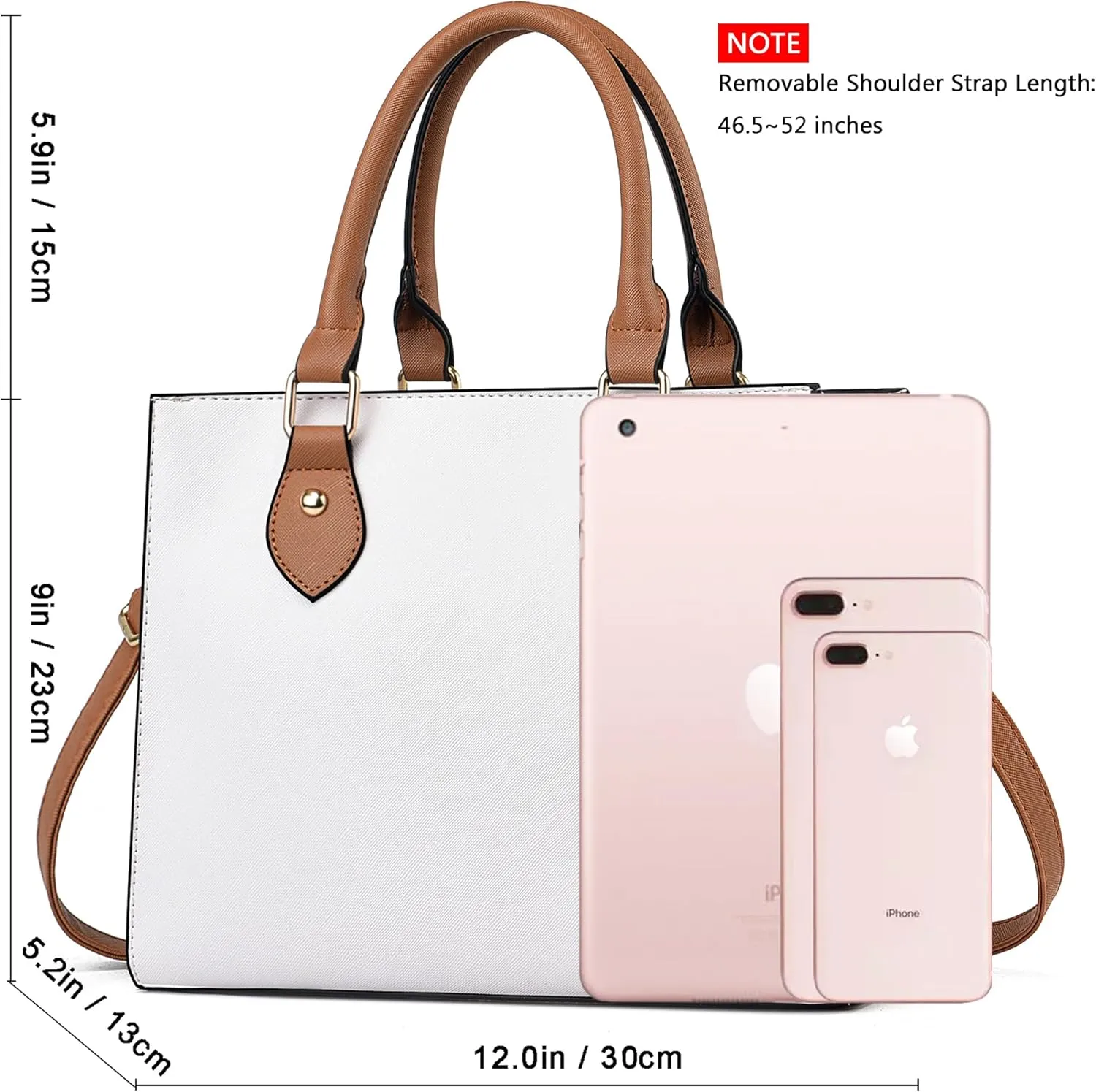 CHICAROUSAL Crossbody Purses and Handbags for Women PU Leather Tote Top Handle Satchel Shoulder Bags