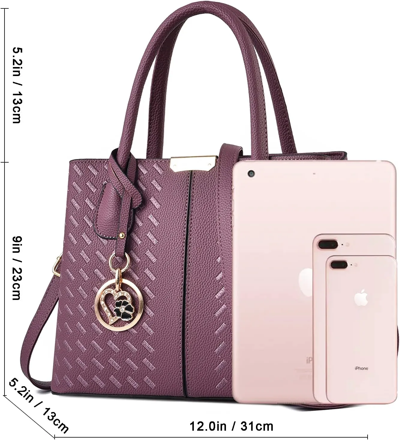 CHICAROUSAL Purses and Handbags for Women Leather Crossbody Bags Women's Tote Shoulder Bag