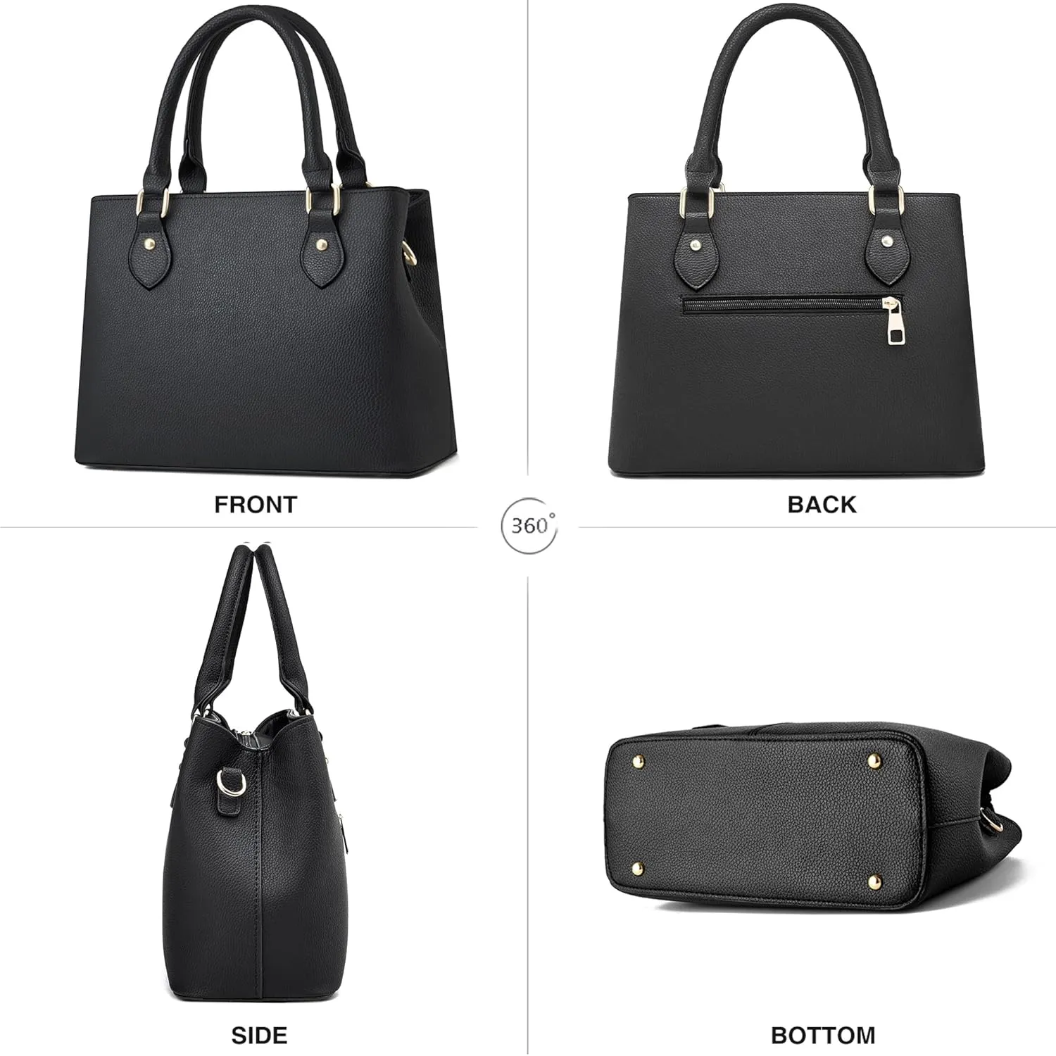 CHICAROUSAL Purses and Handbags for Women Leather Crossbody Bags Women's Tote Shoulder Bag
