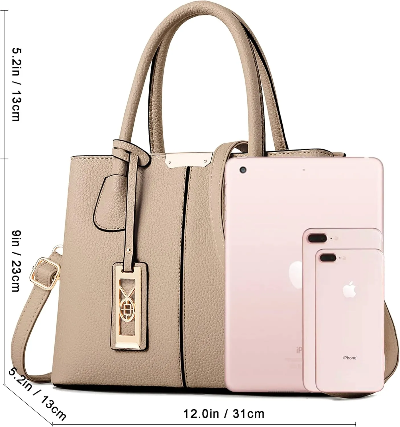 CHICAROUSAL Purses and Handbags for Women Leather Crossbody Bags Women's Tote Shoulder Bag