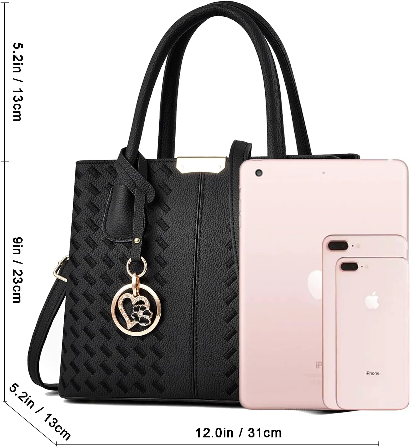 CHICAROUSAL Purses and Handbags for Women Leather Crossbody Bags Women's Tote Shoulder Bag