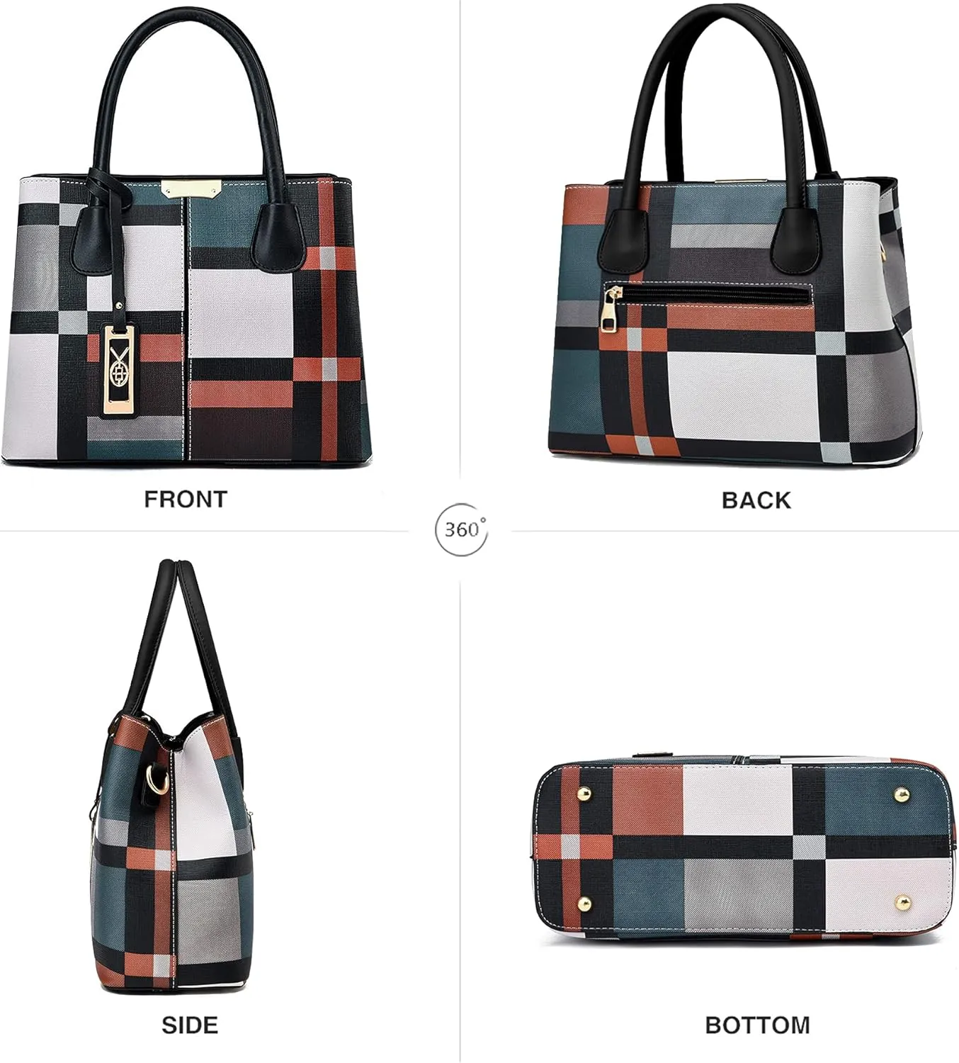 CHICAROUSAL Purses and Handbags for Women Leather Crossbody Bags Women's Tote Shoulder Bag