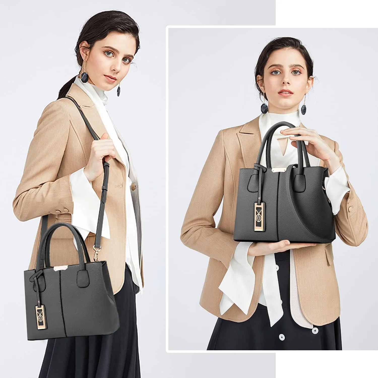 CHICAROUSAL Purses and Handbags for Women Leather Crossbody Bags Women's Tote Shoulder Bag