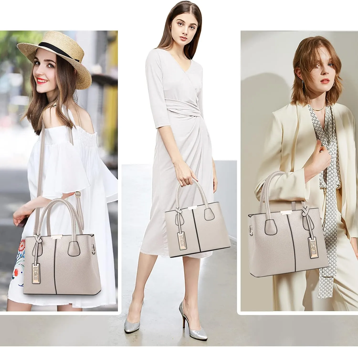 CHICAROUSAL Purses and Handbags for Women Leather Crossbody Bags Women's Tote Shoulder Bag