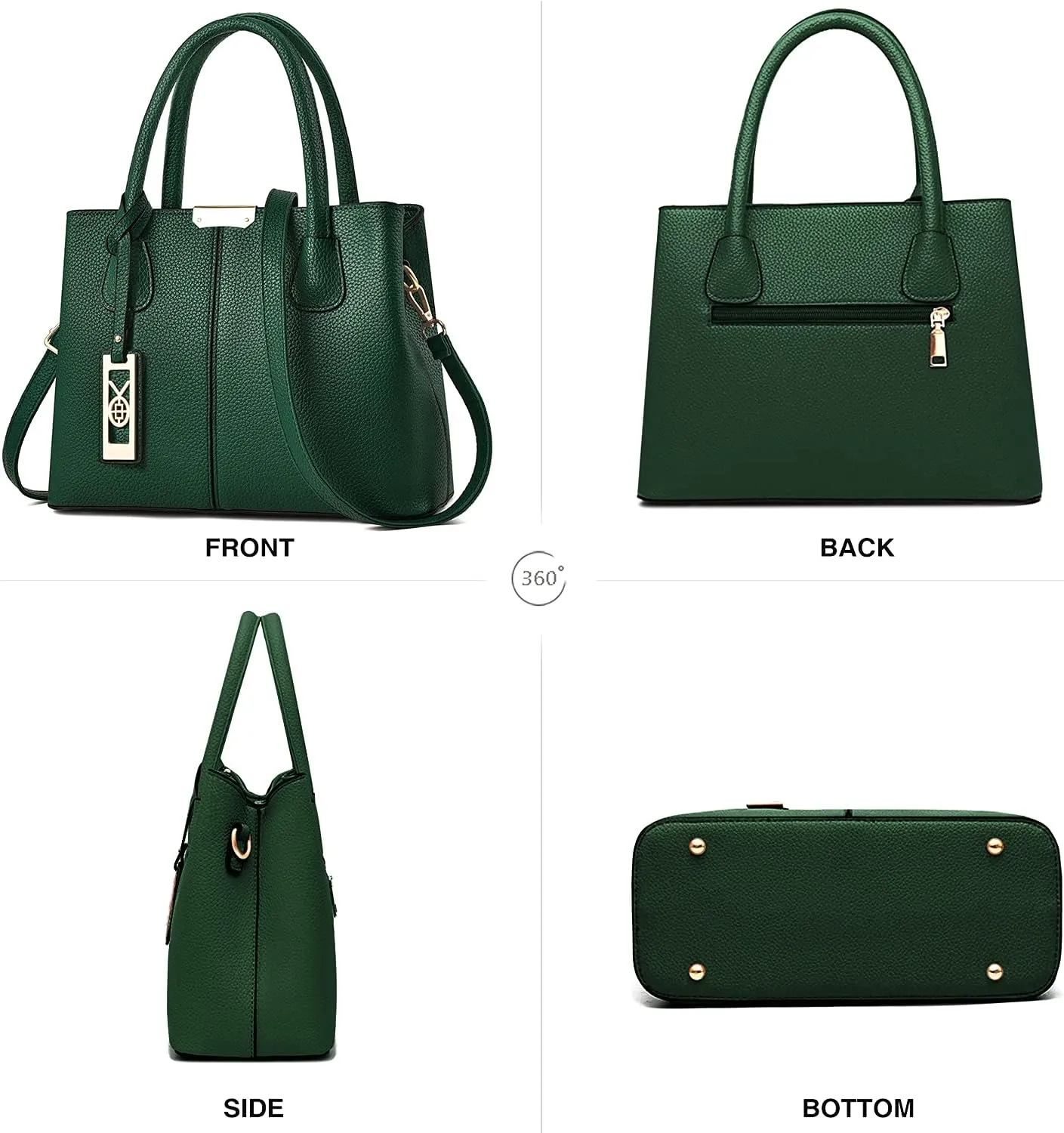 CHICAROUSAL Purses and Handbags for Women Leather Crossbody Bags Women's Tote Shoulder Bag