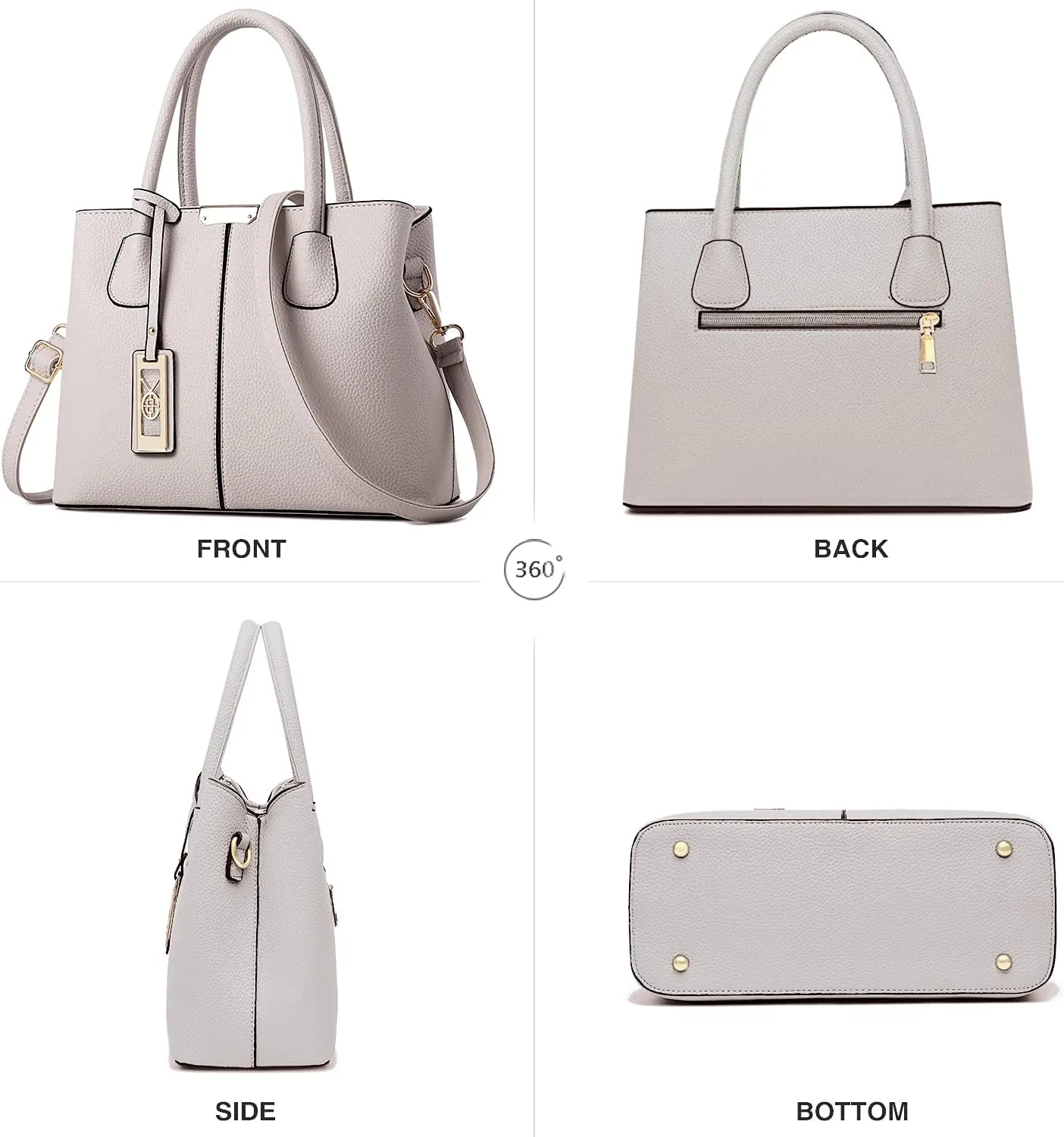 CHICAROUSAL Purses and Handbags for Women Leather Crossbody Bags Women's Tote Shoulder Bag