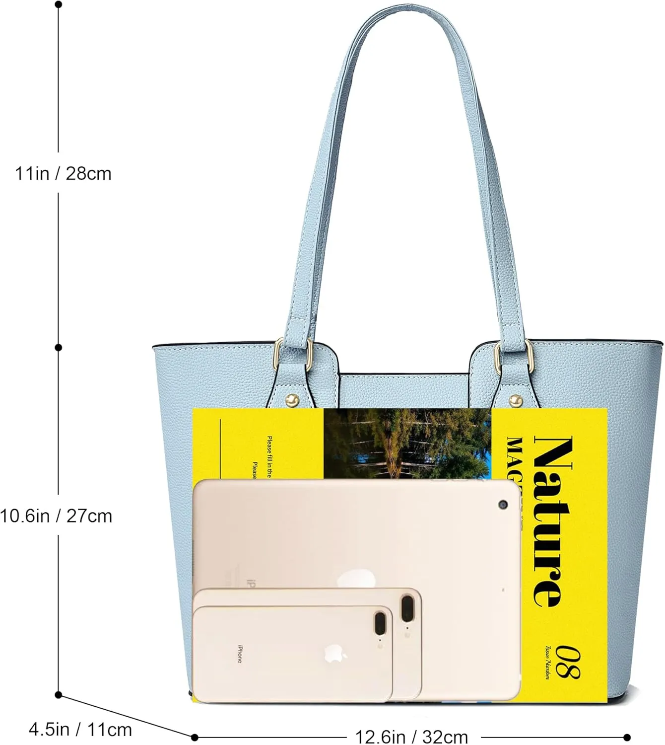 CHICAROUSAL Tote Bag for Women Large Handbags and Purses for Women PU Leather Womens Shoulder Bags