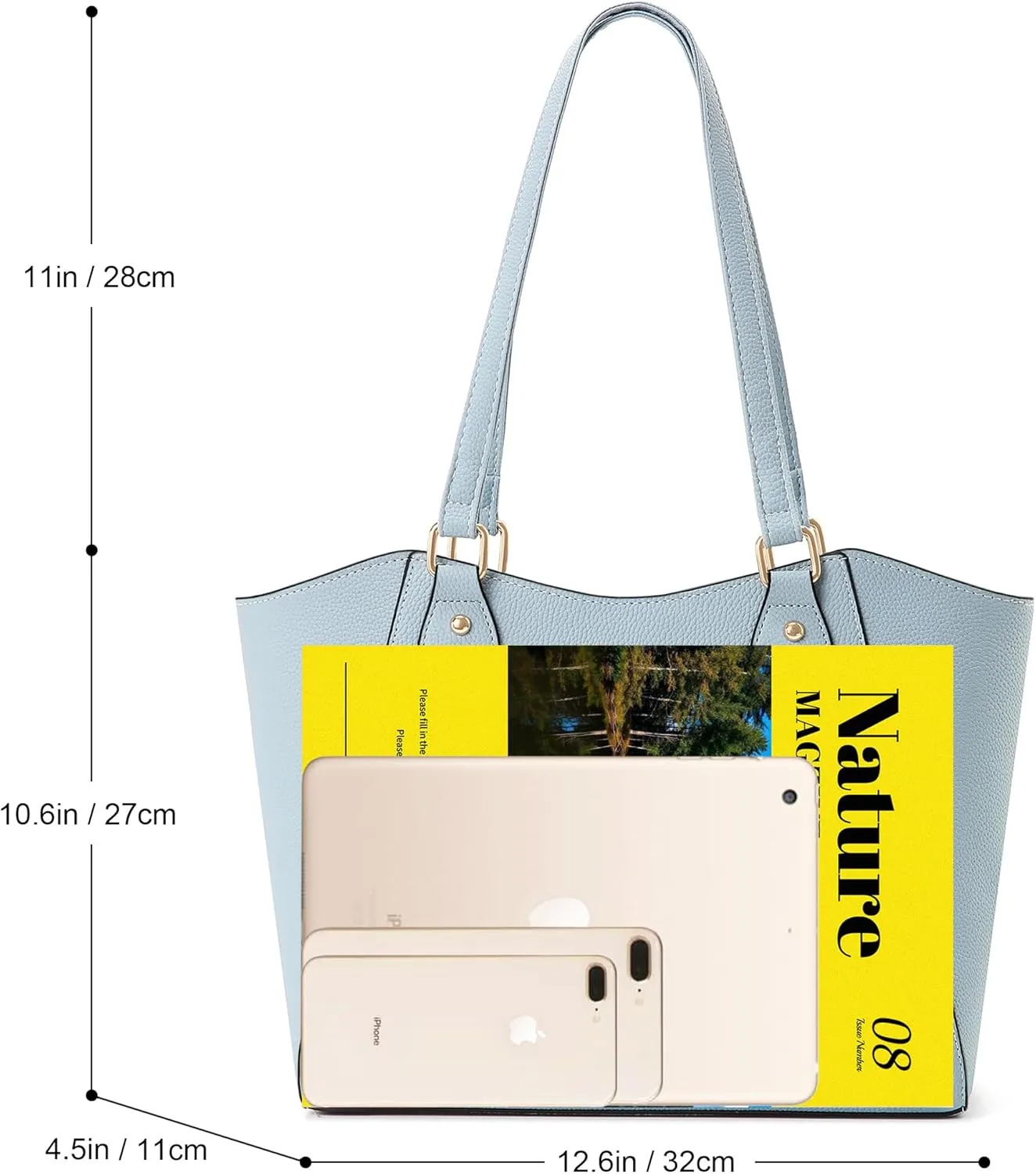 CHICAROUSAL Tote Bag for Women Large Handbags and Purses for Women PU Leather Womens Shoulder Bags