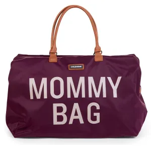 Childhome Original Mommy Diaper Bag - Large Tote for Travel and Hospital - Pregnancy Must Haves (Aubergine)