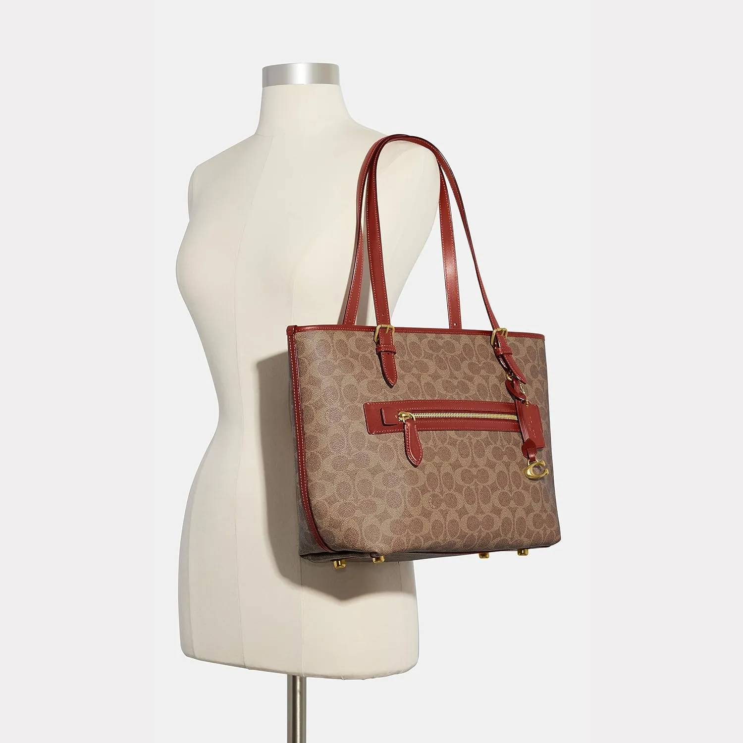 Coach Women's Polished Pebble Leather Taylor Tote