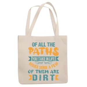 Colorful Yet Meaningful Gifts for Nature Lovers Insightful Quotes About Life Natural White Multicolor Canvas Tote Bag