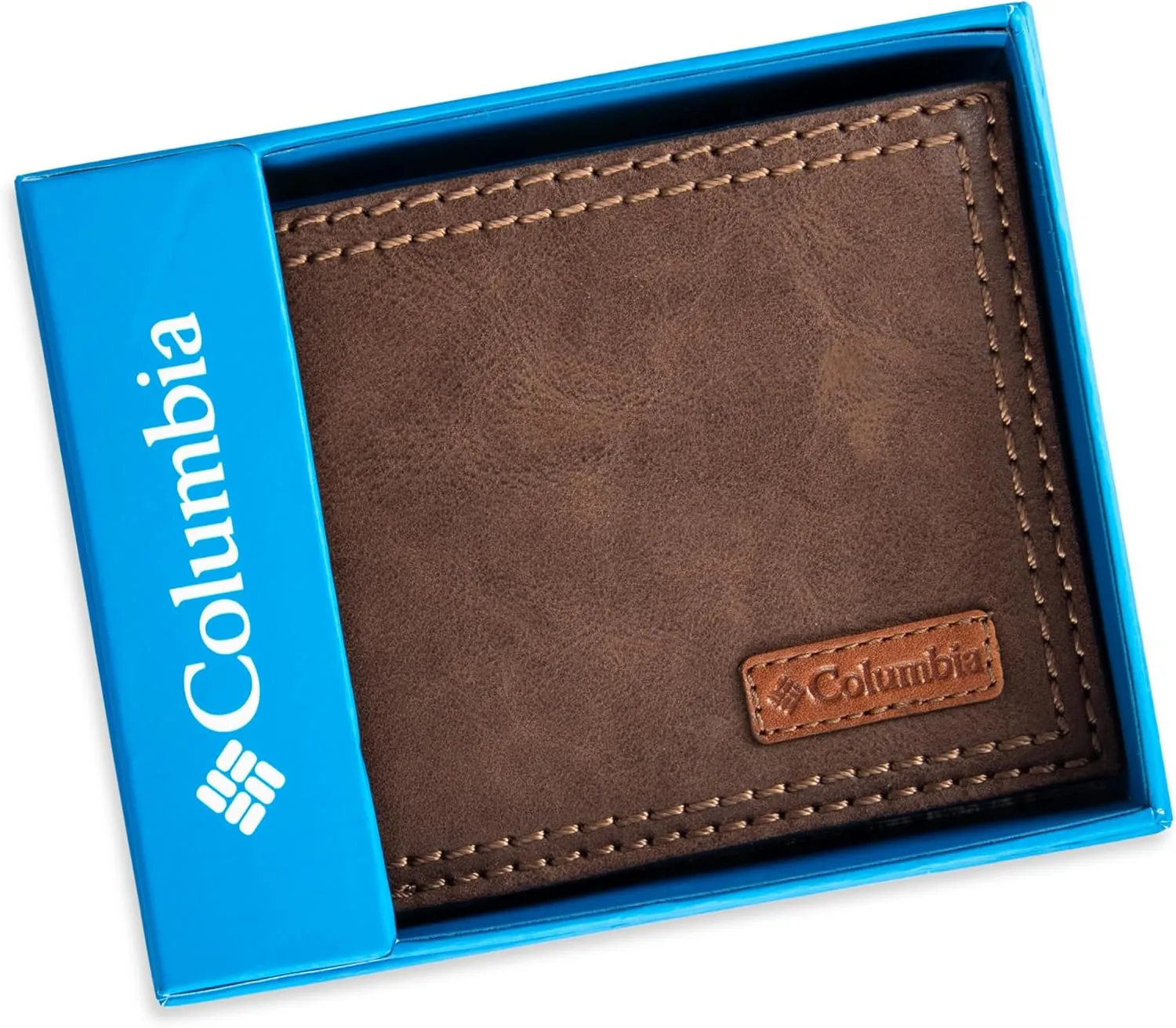 Columbia Men's Everyday Bifold Wallet-Multiple Card Slots, Id Window