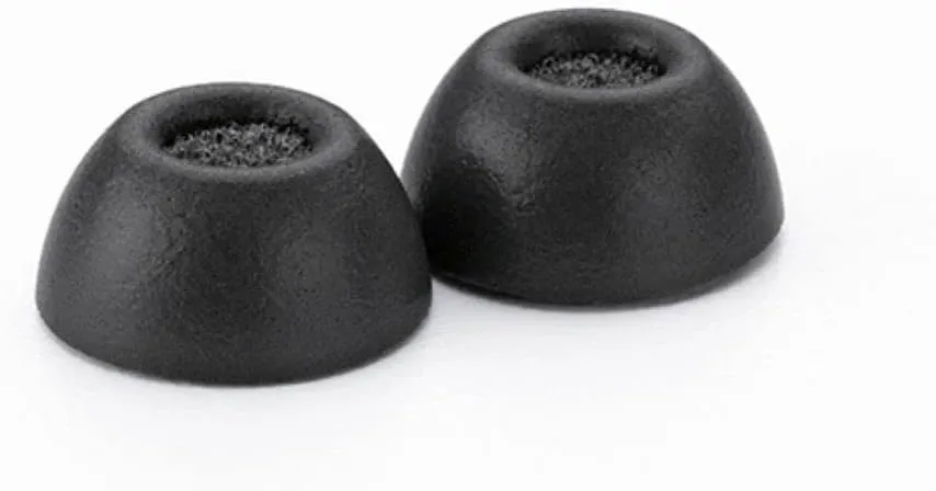 Comply TW-300-B | Memory Foam Replacement Earbud Tips for Beats Studio Buds Plus  , EarFun, Soundcore & More | Ultimate Comfort, Secure Fit, Superior Noise Isolation | Black, Small (3 Pairs)