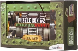 Constantin Puzzle Box #2 - Wood Brainteaser Puzzle, Ages 14 - Up