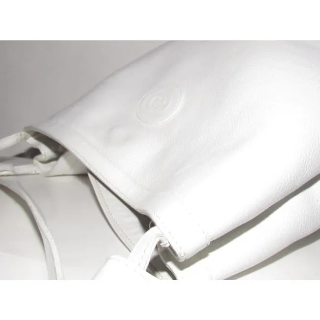 Cross Highly recommended Vintage Efficient communication Gucci White Bag Leather Body Textured