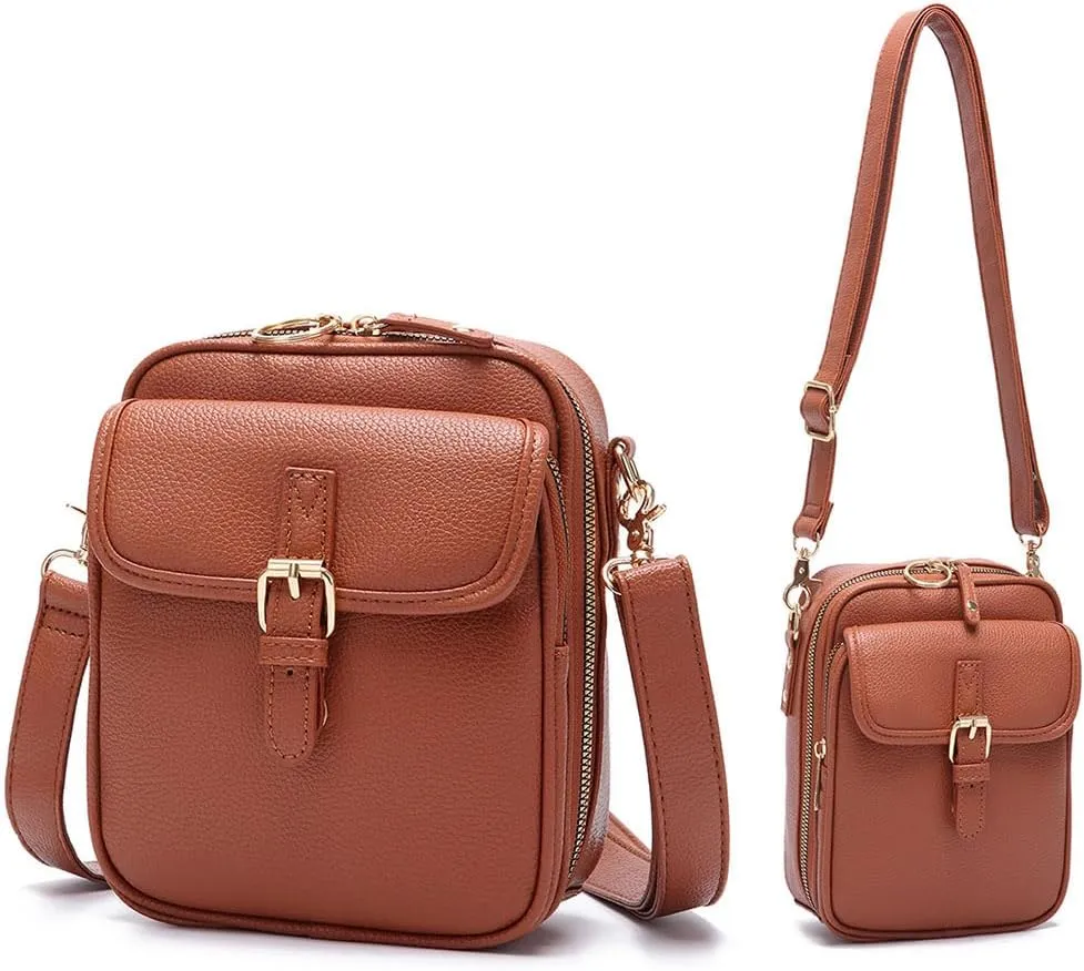 Crossbody Bag, Crossbody Anti Theft Purses Messenger Shoulder Bags with Built in Wallet for Women