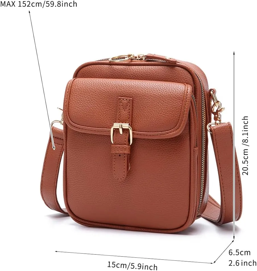 Crossbody Bag, Crossbody Anti Theft Purses Messenger Shoulder Bags with Built in Wallet for Women