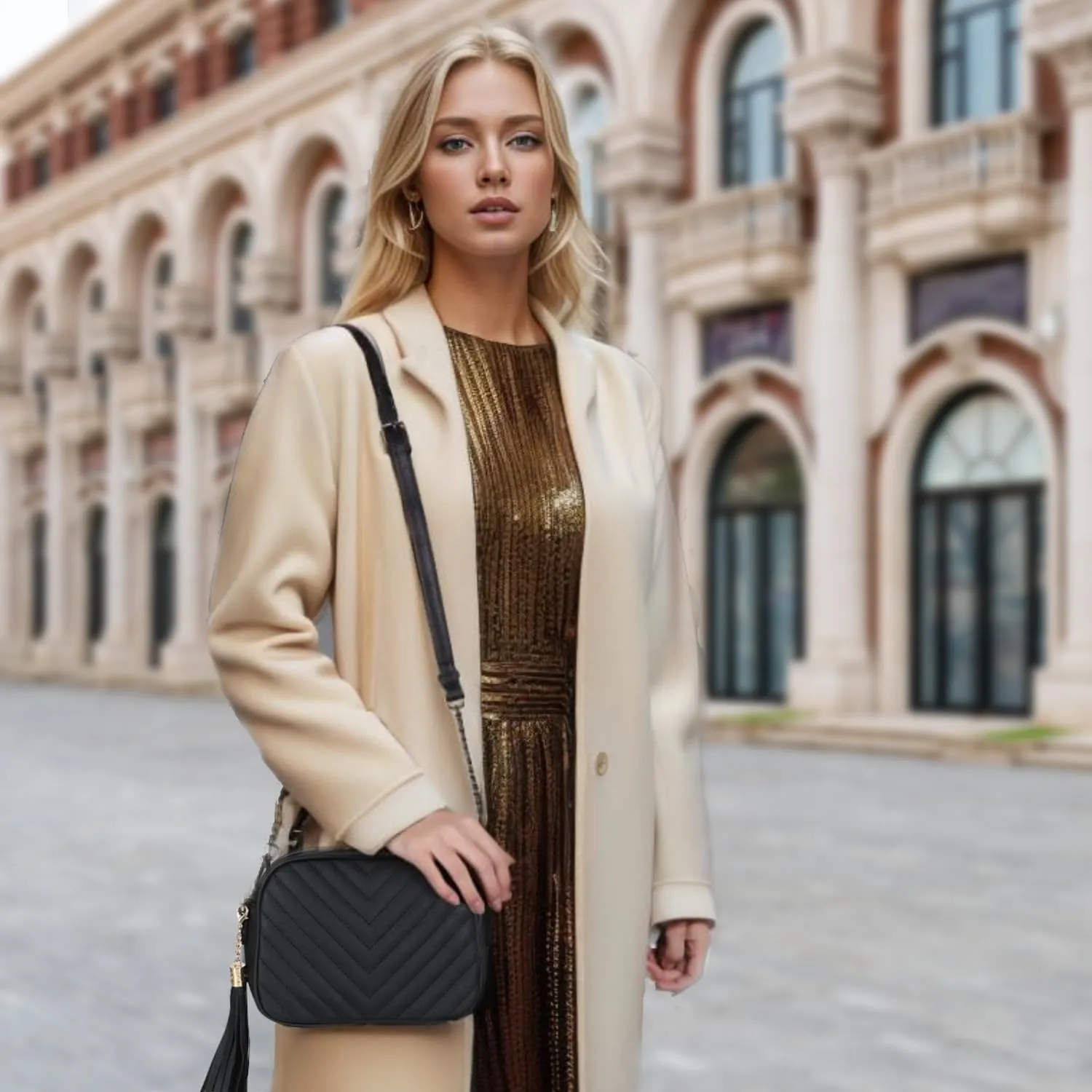 Crossbody Bags for Women,Small Quilted Purse Trendy Designer Cross Body Shoulder Bag, Phone Wallet Purse for Women Handbags