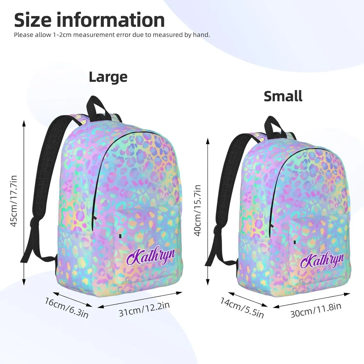 Custom Backpack| Custom Name Backpacks For Her/Him For Work,Weekend Getaway,Traveling,Hiking,Camping Personalized Backpack| Multiple Colors Are Available (S: 30 * 14 * 40 cm,style 11)