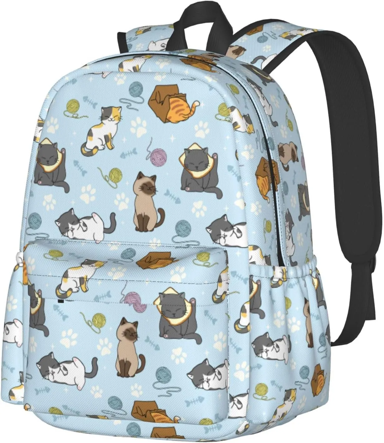 Cut cats Backpack for Women 16.9 inch Travel Casual Laptop Backpack Lightweight Waterproof Hiking Daypack