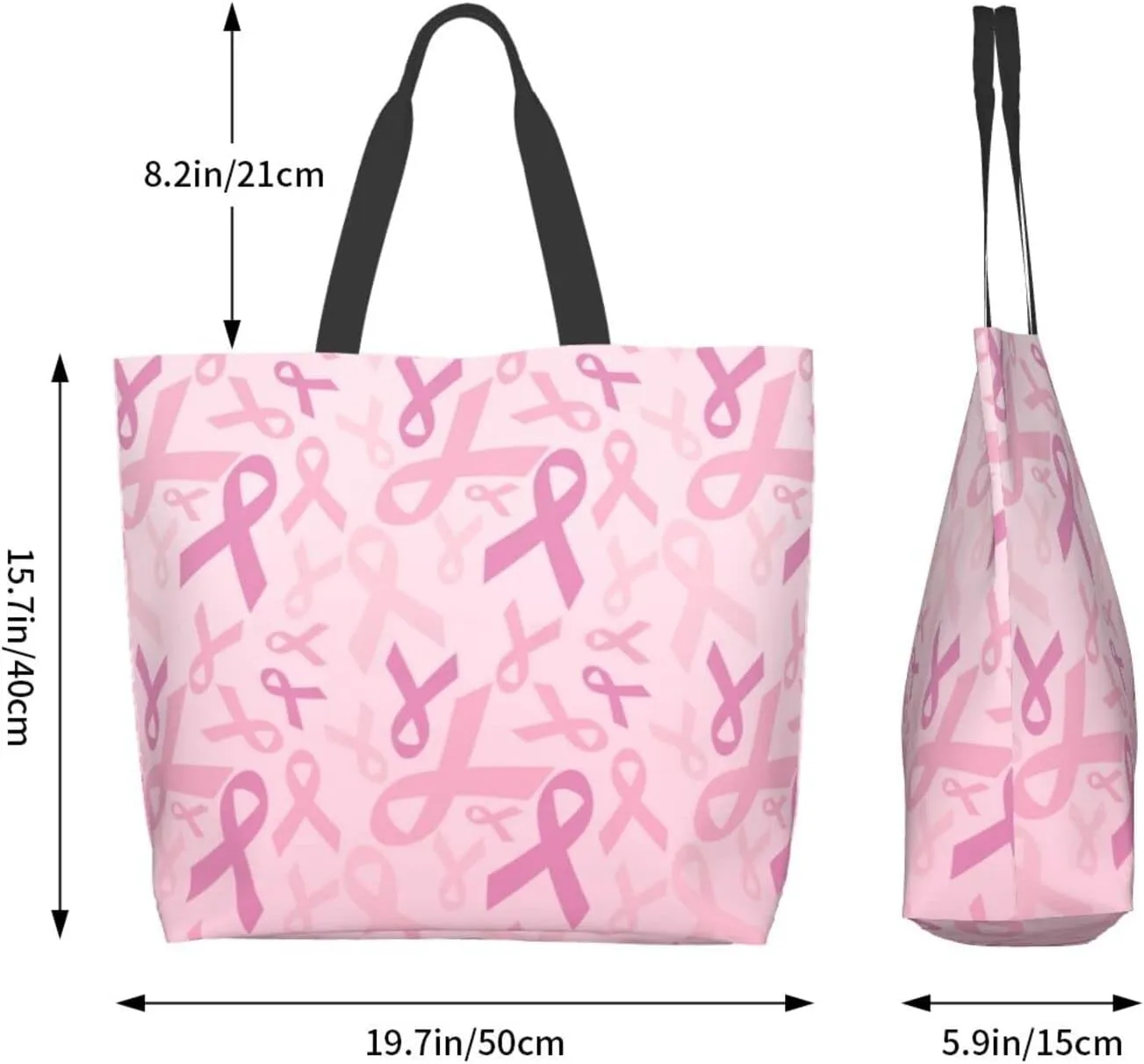 Cute Tote Bag Beach Canvas Bag Travel Reusable Grocery Shopping Bag Tote for Women Men