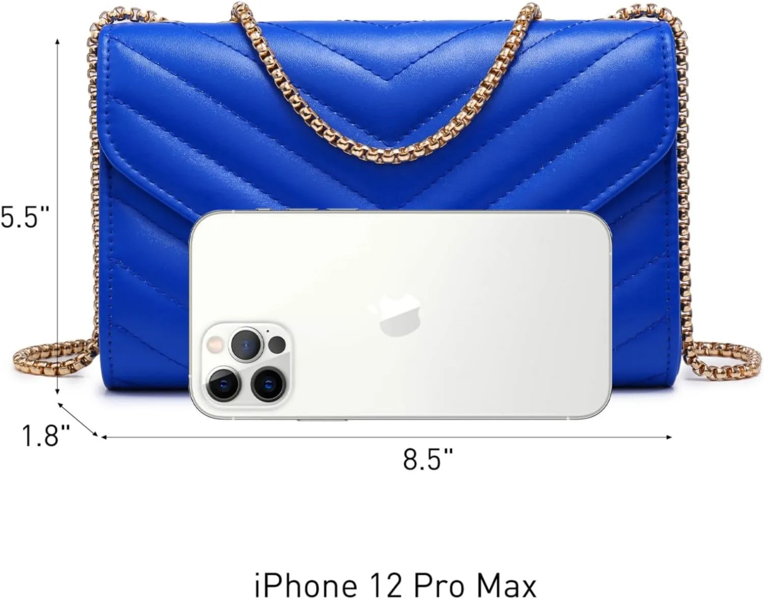 Dasein Women Small Quilted Crossbody Bags Stylish Designer Evening Bag Clutch Purses and Handbags with Chain Shoulder Strap