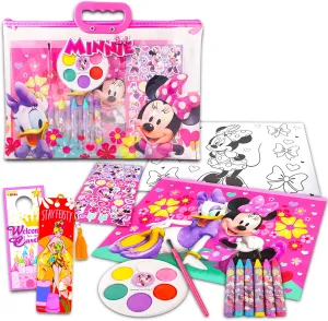 Disney Minnie Mouse Ultimate Gift Set - Minnie Stationery Bundle with Coloring Book, Coloring Utensils, Stickers, and More | Minnie Gift Set