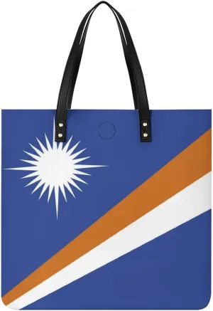 Djibouti Flag Women's Leather Handbag Spacious Tote for Work and Everyday Use