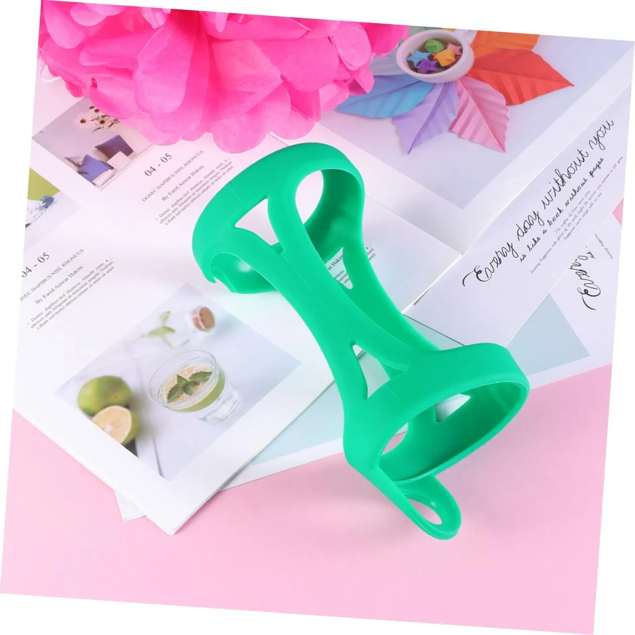 DOITOOL Silicone Case Cover for Speaker Travel Pouch Protective Sleeve Silicone Box Bag Green High Flexibility Built-in Loop
