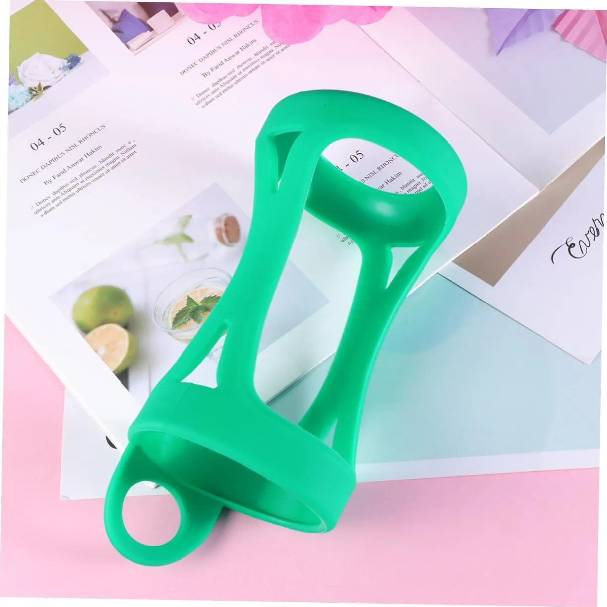 DOITOOL Silicone Case Cover for Speaker Travel Pouch Protective Sleeve Silicone Box Bag Green High Flexibility Built-in Loop