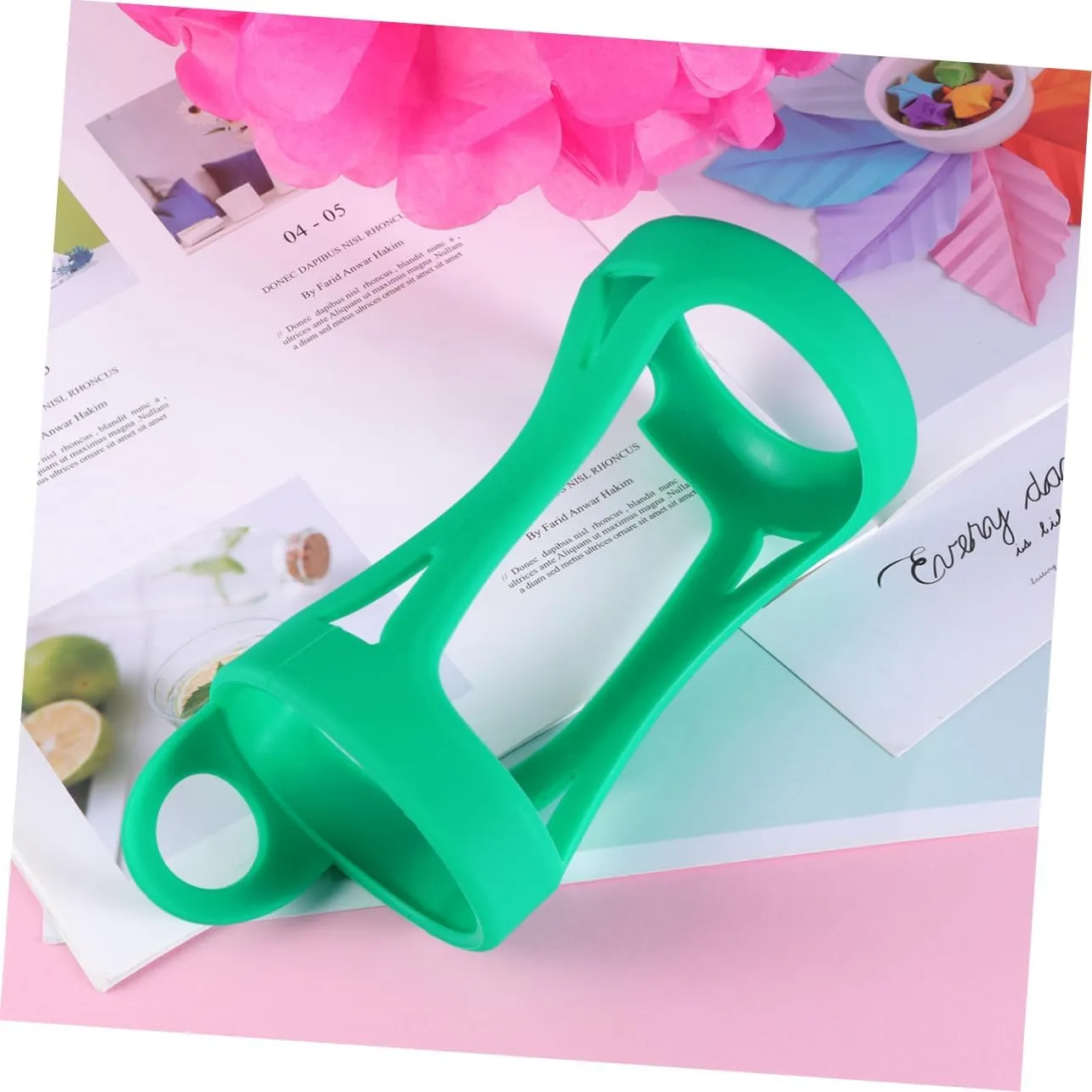 DOITOOL Silicone Case Cover for Speaker Travel Pouch Protective Sleeve Silicone Box Bag Green High Flexibility Built-in Loop