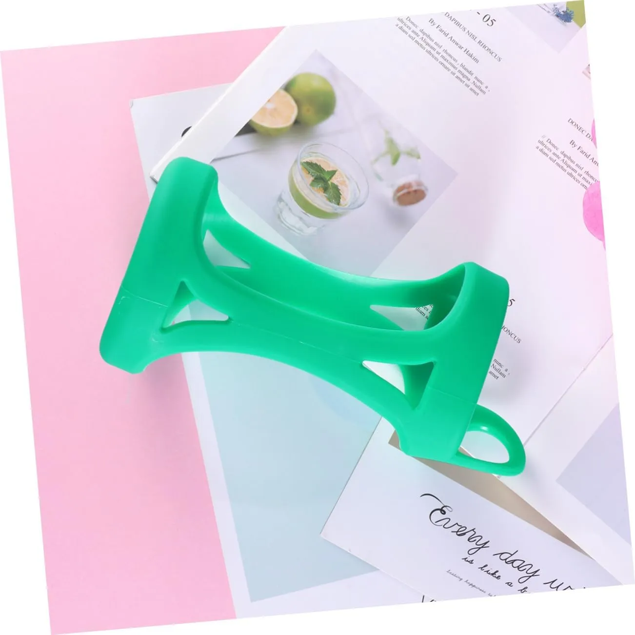 DOITOOL Silicone Case Cover for Speaker Travel Pouch Protective Sleeve Silicone Box Bag Green High Flexibility Built-in Loop