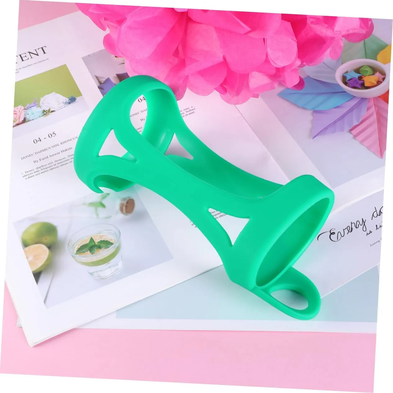 DOITOOL Silicone Case Cover for Speaker Travel Pouch Protective Sleeve Silicone Box Bag Green High Flexibility Built-in Loop