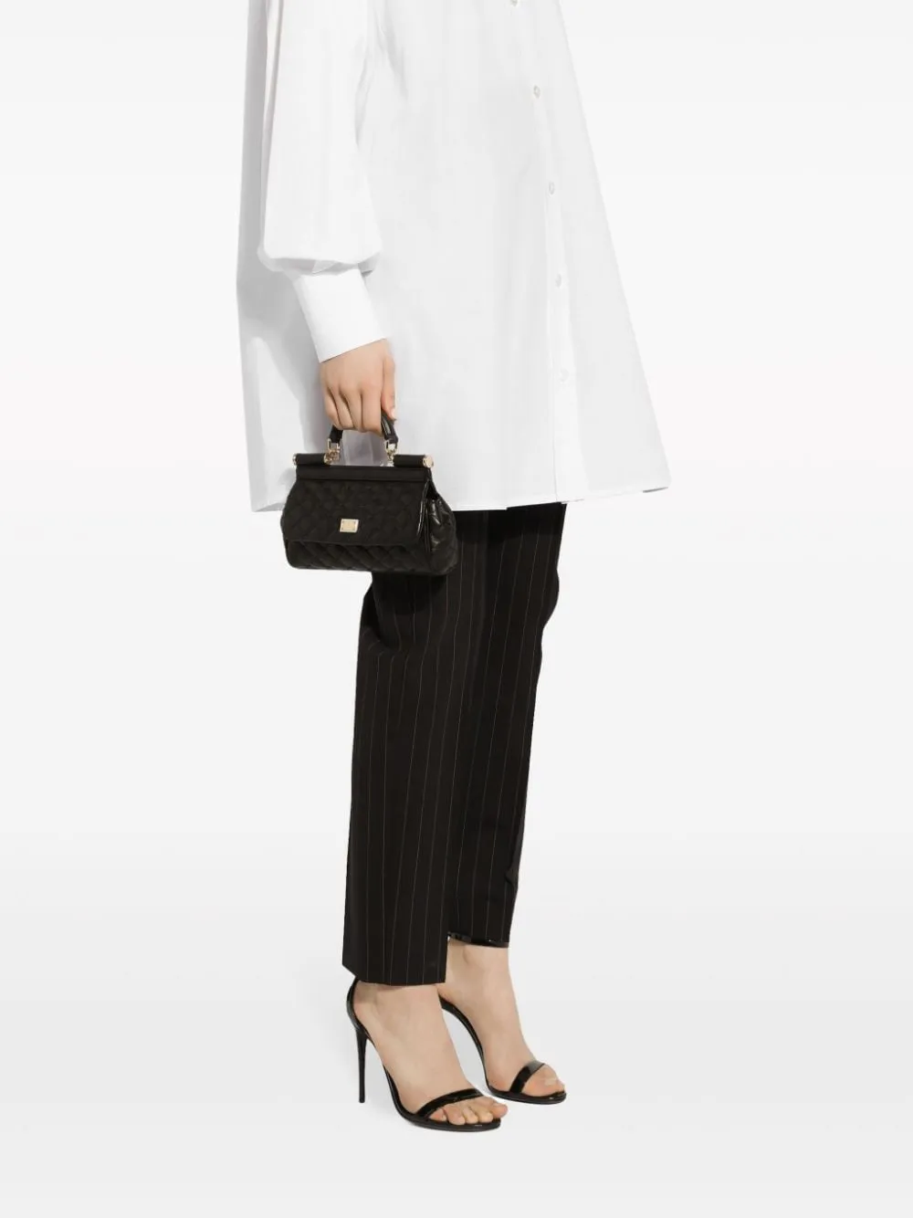 Dolce & Gabbana Sicily Small Leather Handbag