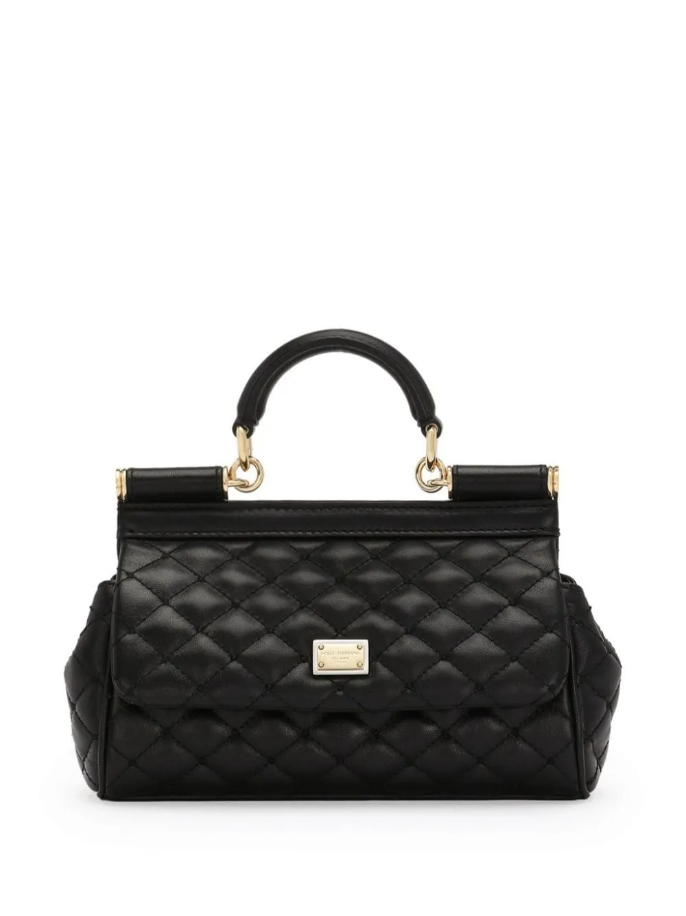 Dolce & Gabbana Sicily Small Leather Handbag
